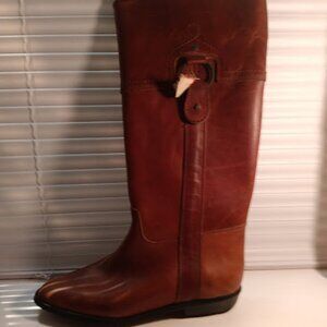Eittienne Aigner Rustic Riding Boots